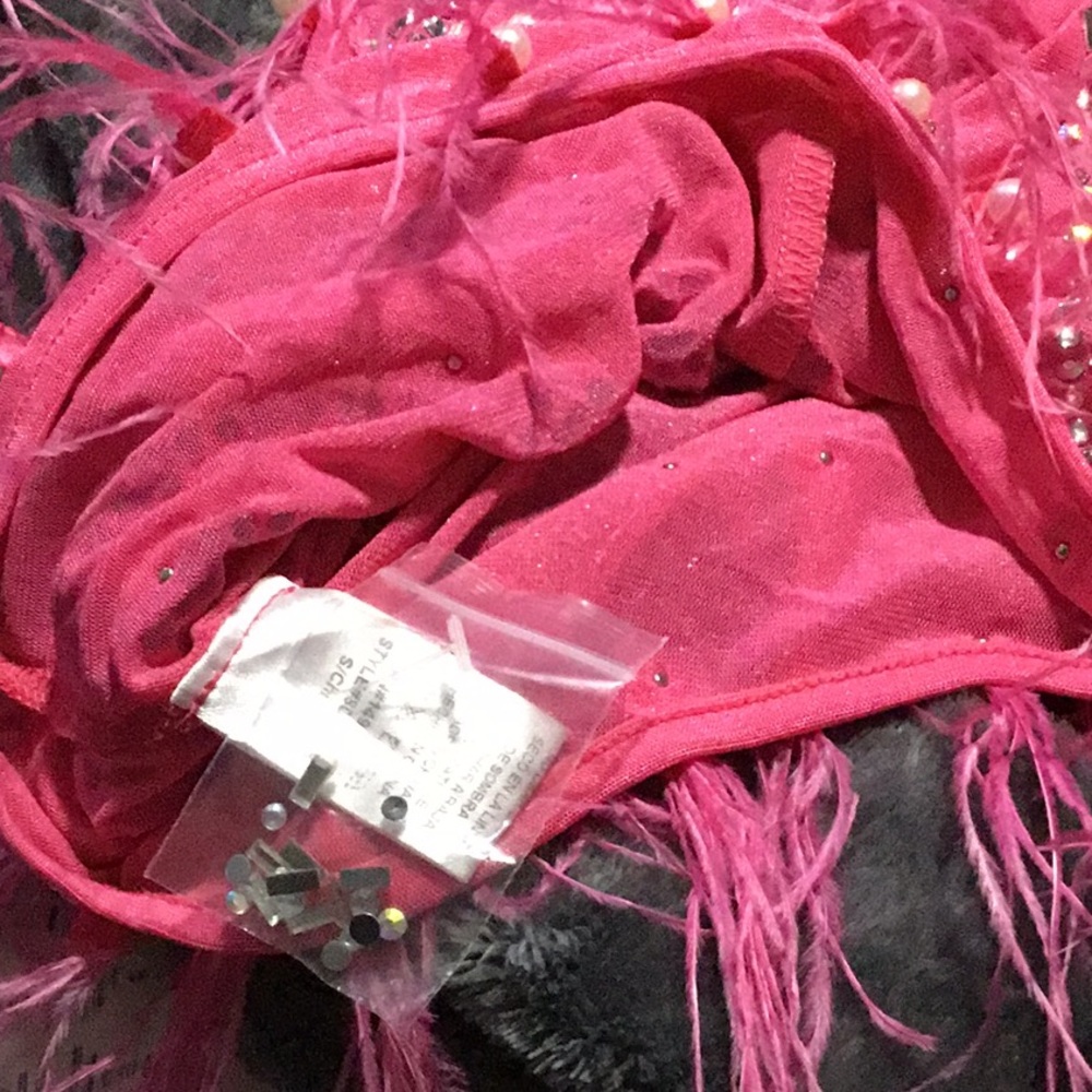 Fashion Nova Vibrant Pink Beaded Mini Dress - Picture 14 of 14